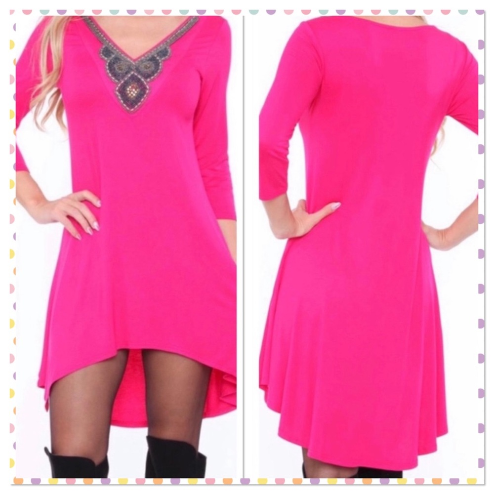 EMBROILED TUNIC TOP/DRESS - Picture 2 of 7